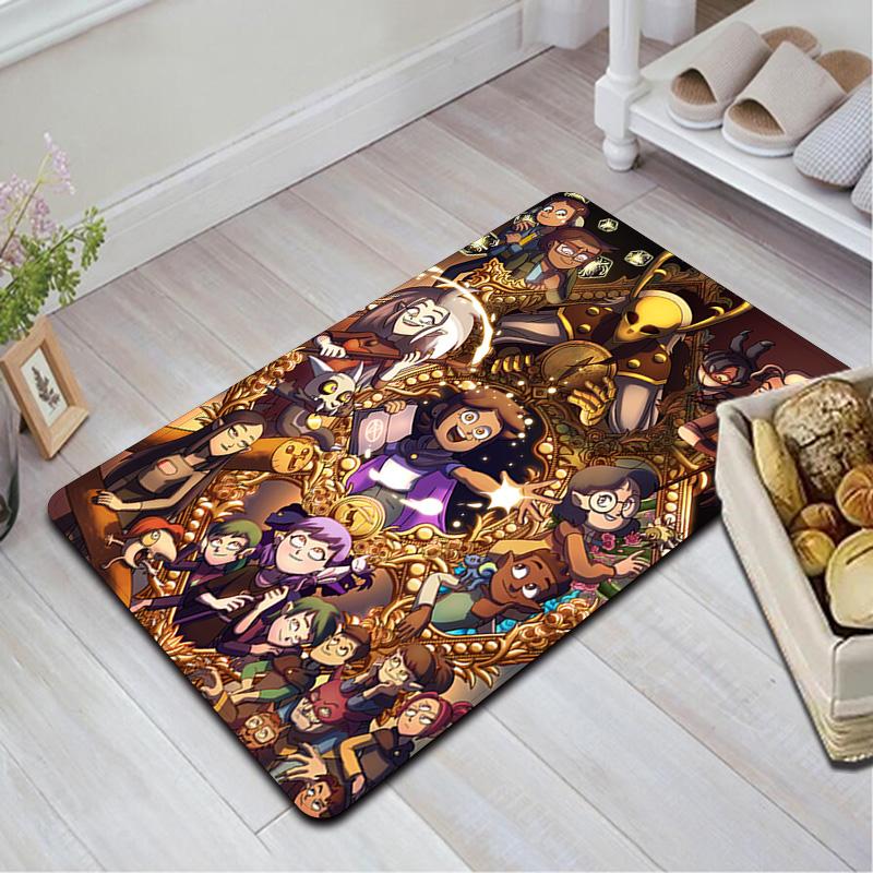 The Owl House anime theme Rug Floor Mat for Living Room or Bedroom Soft and Comfortable Carpet a Gift for Birthday and Holiday.