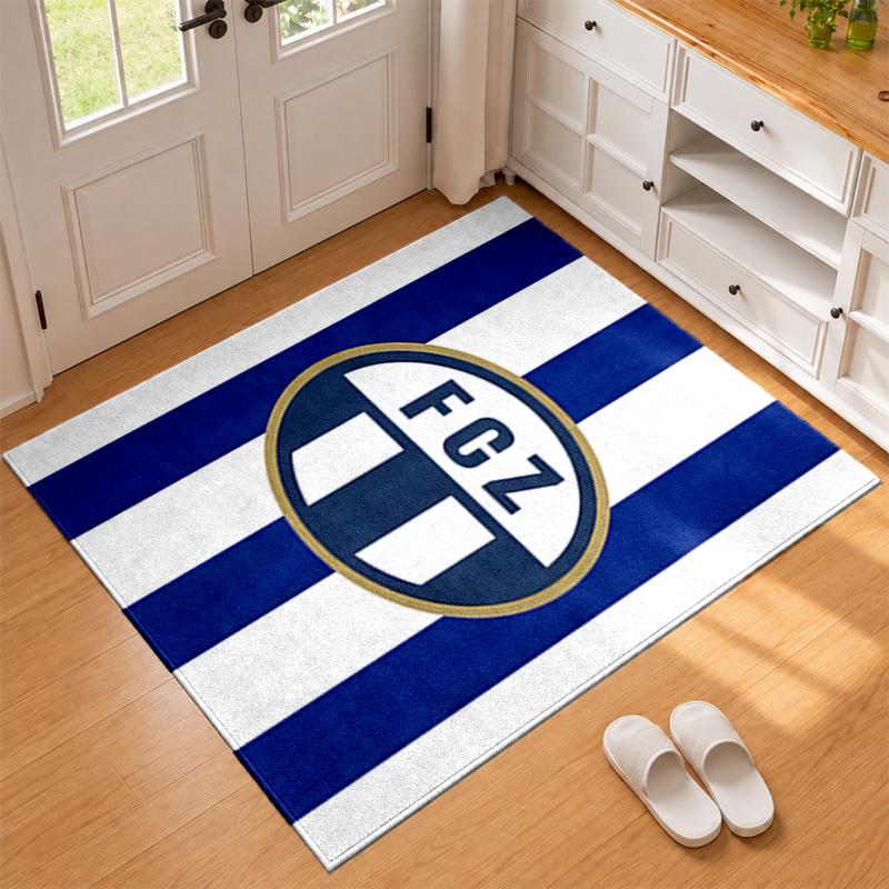 FC Zurich Carpet Door Mat for Living Room or Bedroom Protective Mat Under Chair Office Decoration Christmas Gift Birthday Present