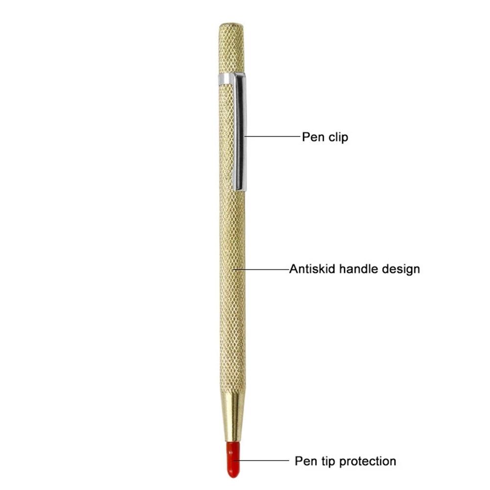 Superior Carbide Tip Scriber Pen for Glass Tiles Make Accurate and Marks