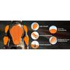 Full CE Level 2 Certified Motorcycle Armor Back Pad Elbow and Shoulder Protection Pads Set Shoulder Jacket Back Protector Insert