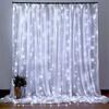 USB Curtain Lights 8 Modes LED Curtain Fairy Lights with Remote Christmas Decorations for Home Wedding Decor New Year 2025