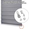 Bottom Rail End Plugs For Blinds Compatibility with Multiple Brands And Easy To Install Window Blind Bottom Rail Cover