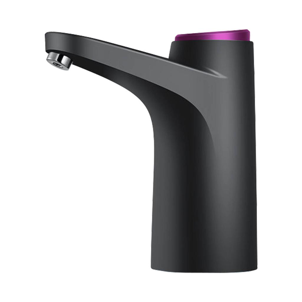 Water Bottle Dispenser BPA Free Quiet 4W 1200mAh Battery Portable Automatic Drinking Water Pump for Home Office Black