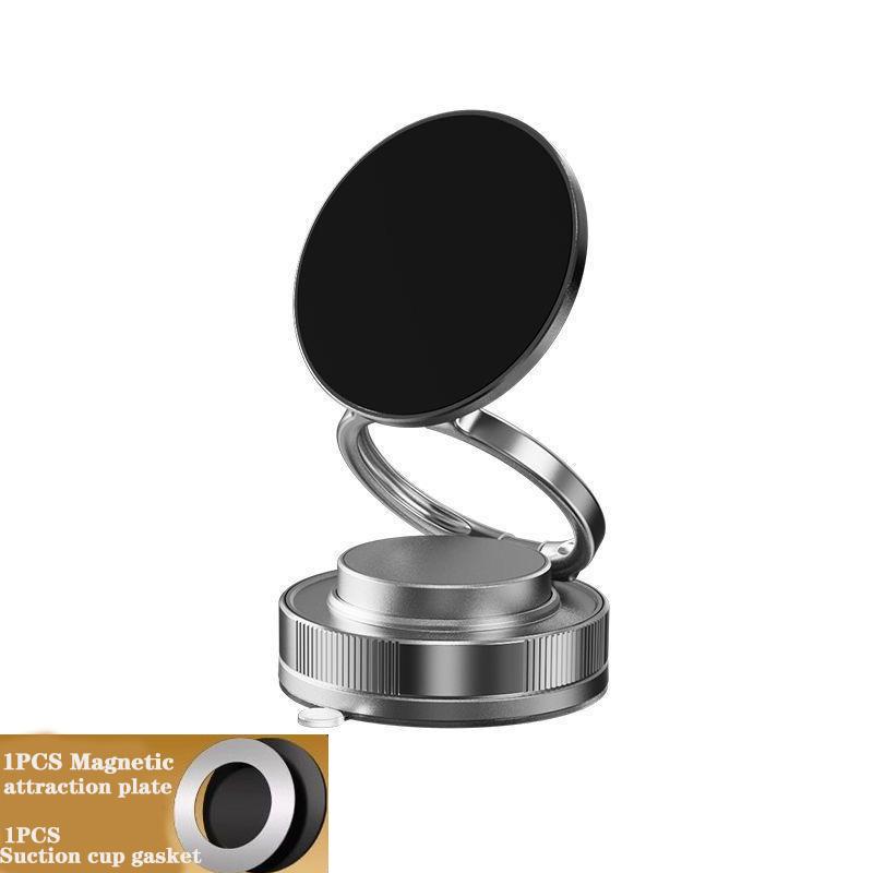 Vacuum Suction Magnetic Suction Car Bracket Double-Layer Suction Three-Axis Folding 360 ° Rotatable Suitable Multiple Scenarios