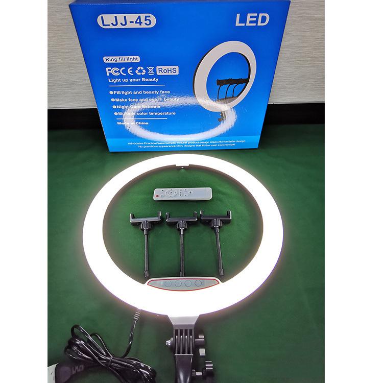 Multi-size Photography Beauty Ring Light (6", 8", 10", 12", 13", 14", 18", 22") - Three-Color Live Fill Light