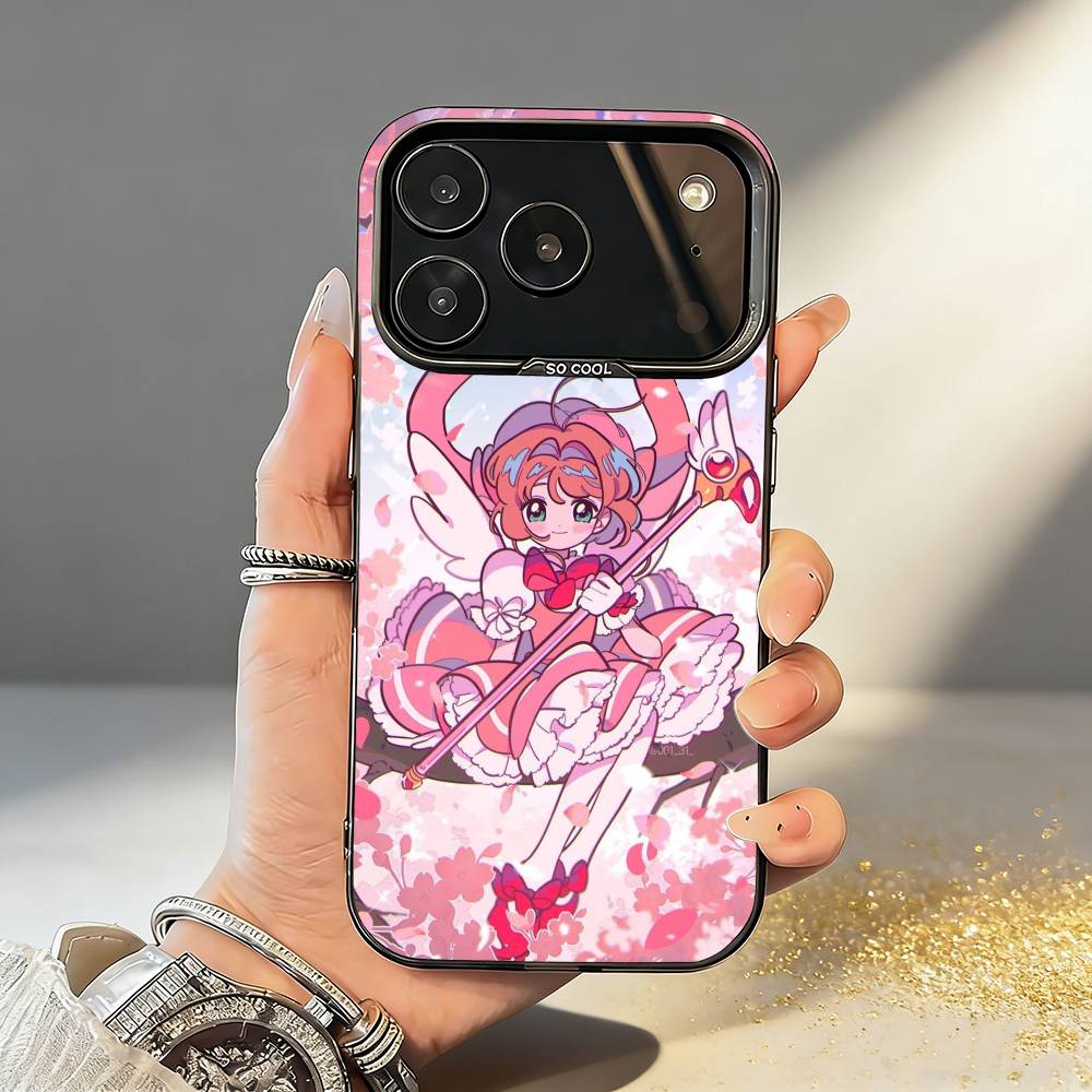 T-Tokyo C-Comics M-Mew Mew Phone Case For iPhone17 16 15 14 13 12 Pro Max Grey Black Matte Laser Metallic Aurora Funda