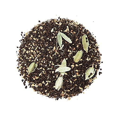 Octavius Kadak Masala Chai Tè 1 Kg | Foglie di Tè Chai CTC Assam Forti | Tè Masala Naturale con Cardamomo, Zenzero, Chiodi di Garofano e Cannella | Aroma Ricco e Forte
