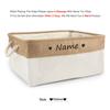 Free Custom Basket Cat Dog Toy Print Name Pet Storage Box DIY Toys Clothes Accessories Foldable Organize Customized