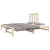 Daybed Extendable 2*(90*190) Cm Solid Pine Wood