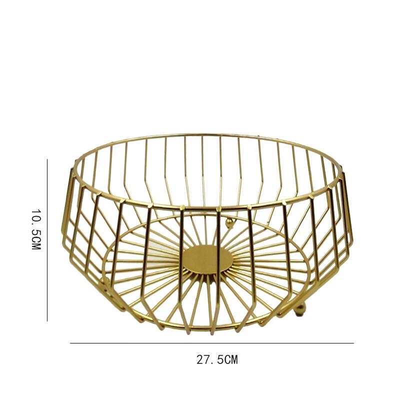 Abay Modern Metal Fruit & Snack Plate