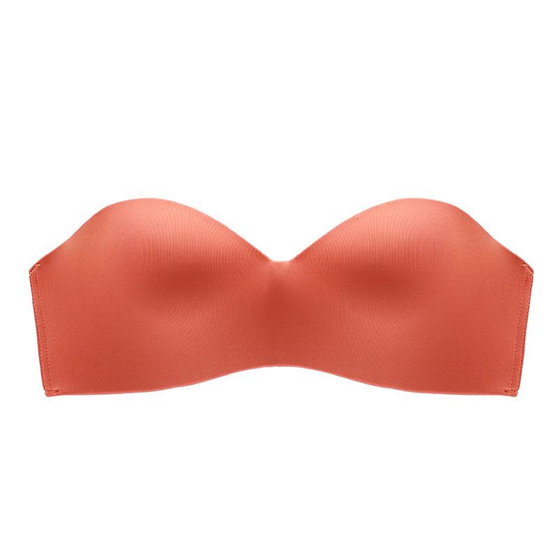 Women's Seamless Adjustable Strapless Marshmallow Bra - Wire-Free, Anti-Slip, Side Support