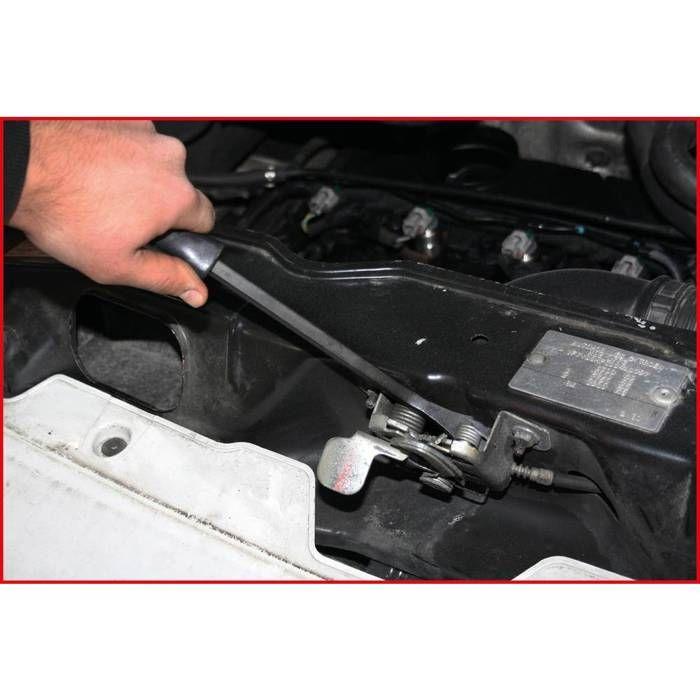 Outil de levage - KS TOOLS - Jeu de leviers assortis 4 pièces - Acier chrome molybdène - Poignée ergonomique