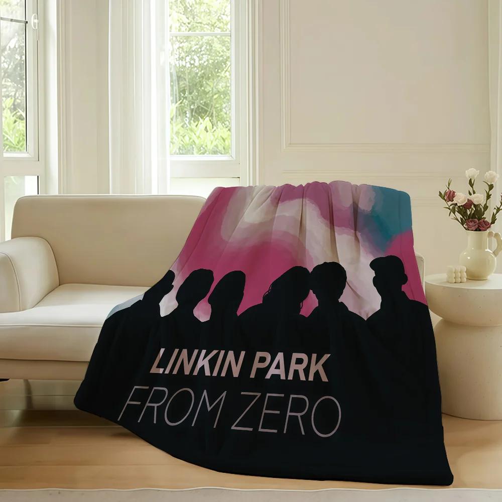 Linkin Park Rocková Kapela Deku pro Pohovku Postel Kancelář Letadlo Cestování Kempování Měkká a Teplá na Spaní Čtení Relaxaci