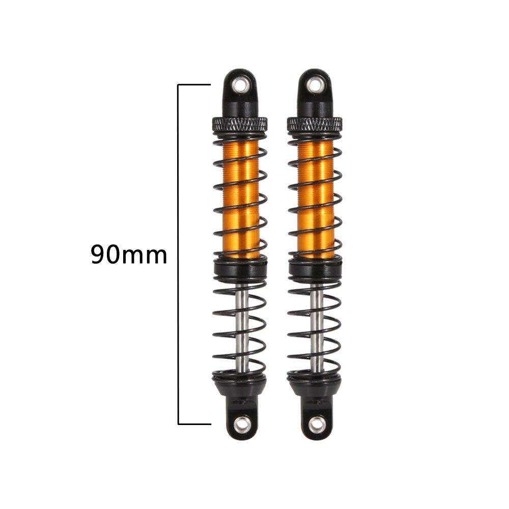 2Pcs Metal Shock Oil Damper Suitable for 1/10 Remote Control Crawler Vehicle Axial SCX10 90046 AXI03007 TRX4 TRX6 Upgrade Parts
