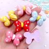 12PCS Mix Resin Kawaii Colorful Wave Point Bowknot Flat Back Cabochon Stone Scrapbook DIY Home Decor Figurine Crafts Accessories