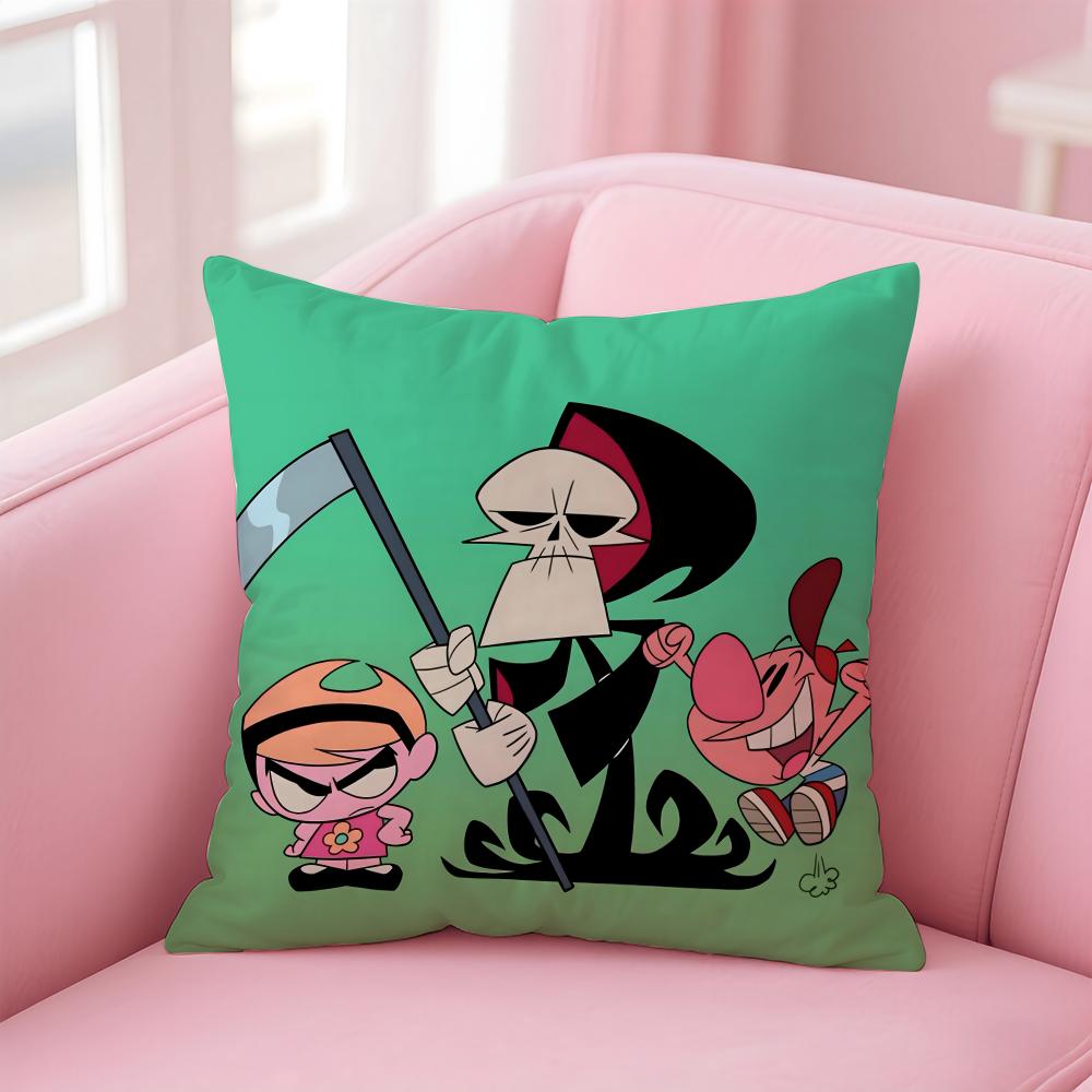 B-Billy & Mandy'sAdventure Cushion Cover Comfortable Reversible Pillow Cover Ideal for Car Sofa Bedroom & Beyond