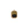 MamacitaSlay Popular biotree heart star moon portrait lucky Chinese "Fu" "Xi" 18K Gold Plated charm  stainless steel jewerely