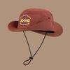 Waterproof Mesh Fisherman's Hat Quick-dry Letter Printed Sun Hat Fashion Folding Bucket Hat  Sports
