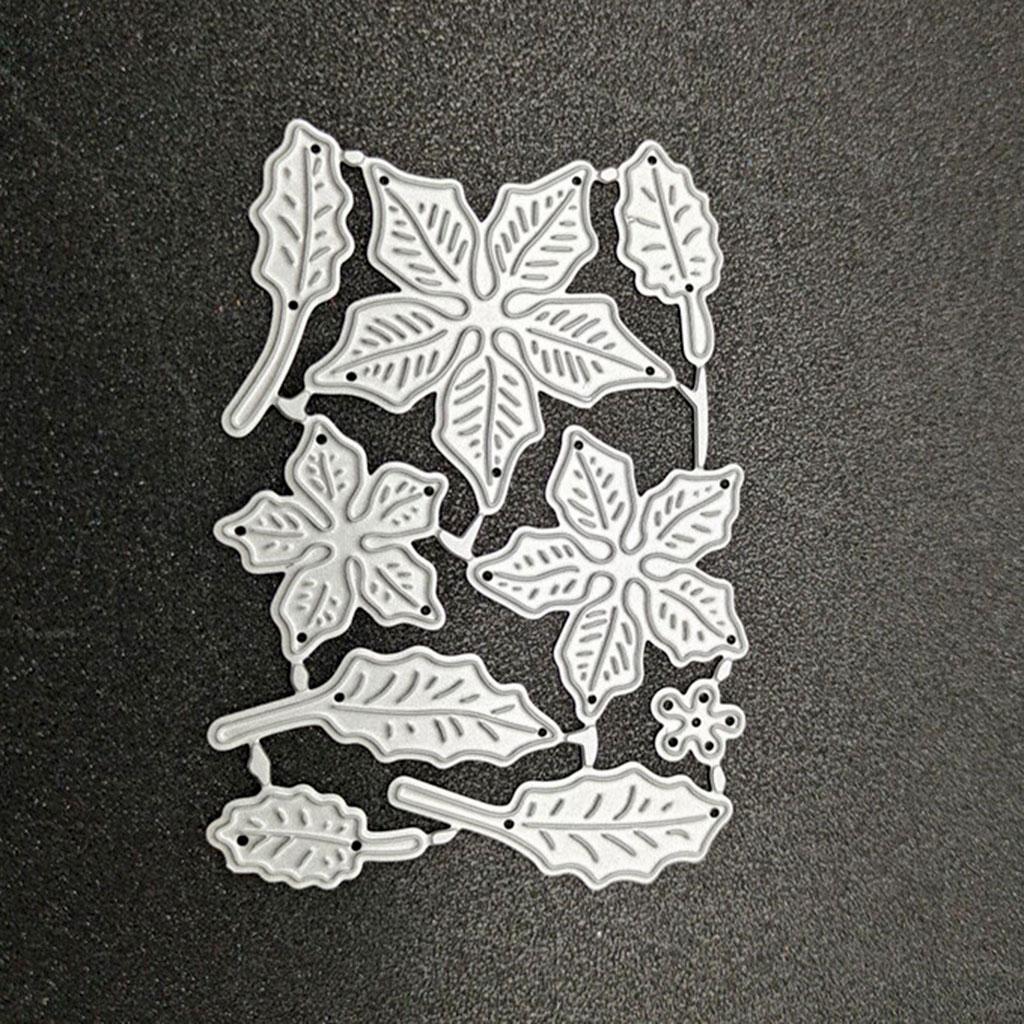 Baumblätter Metall Stanzformen Schablone DIY Scrapbooking Album Papierkarte Vorlage Form Präge Dekoration