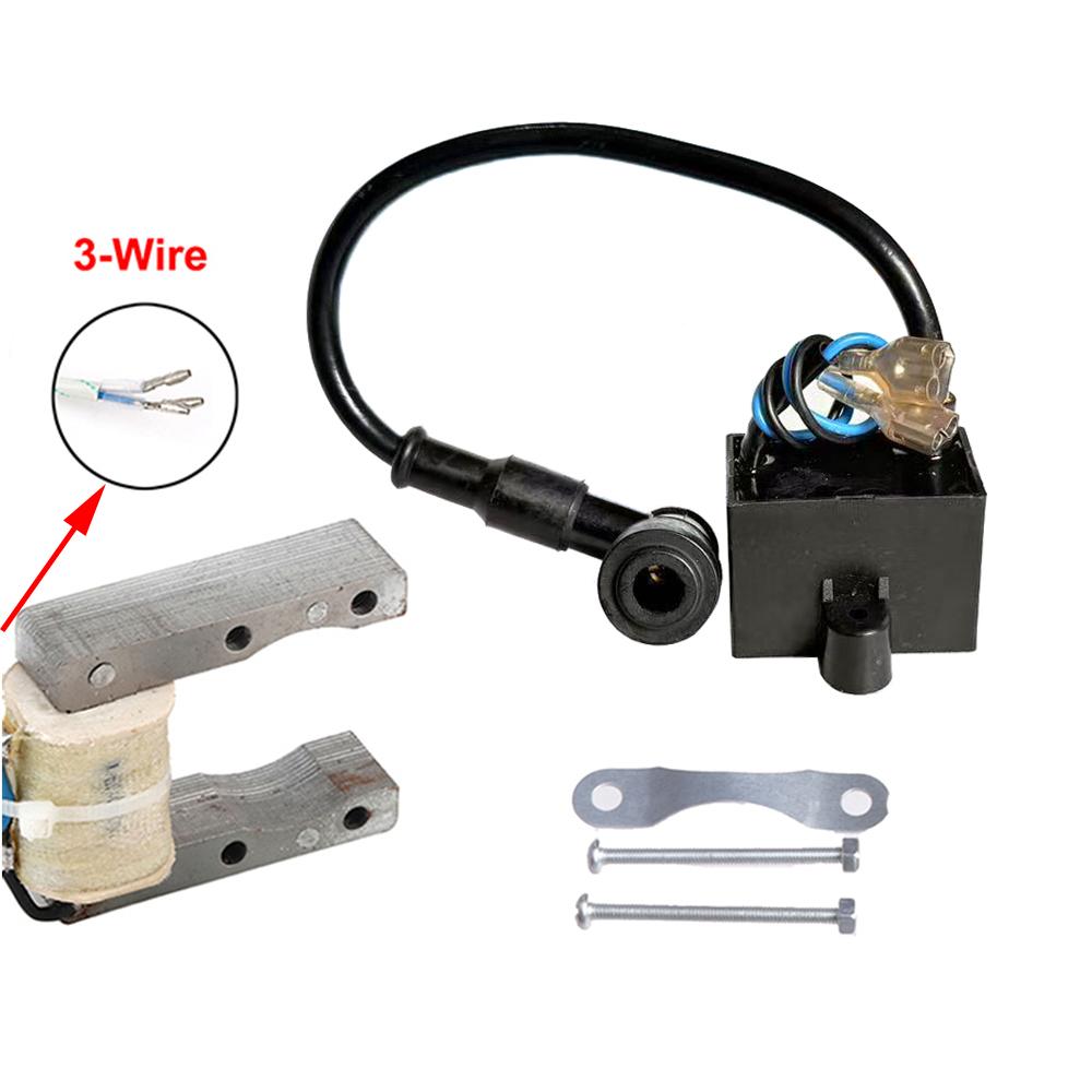 CDI Ignition Coil Magneto Coil For 49cc 50cc 60cc 66cc 80cc 2-Stroke Engines Motor Motorized Bicycle Bike Parts