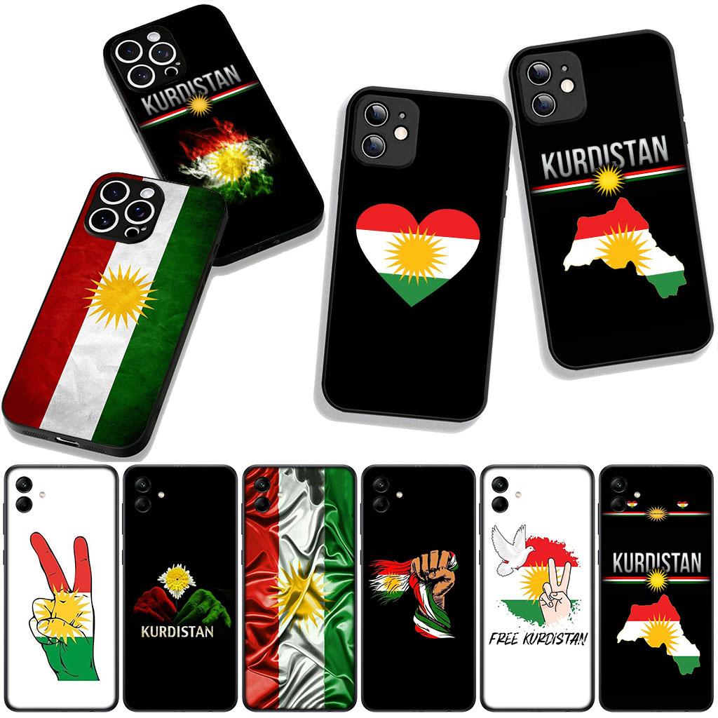 Cover for Apple iPhone 16 15 14 Plus 13 12 Mini 17 Pro Max + ProMax 16E Air Casing Phone Case Kurdistan Flag