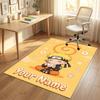 Personalized Crystal Velvet Carpet,Naruto Custom Printed Name, Plush Area Rug For Home Indoor Decor