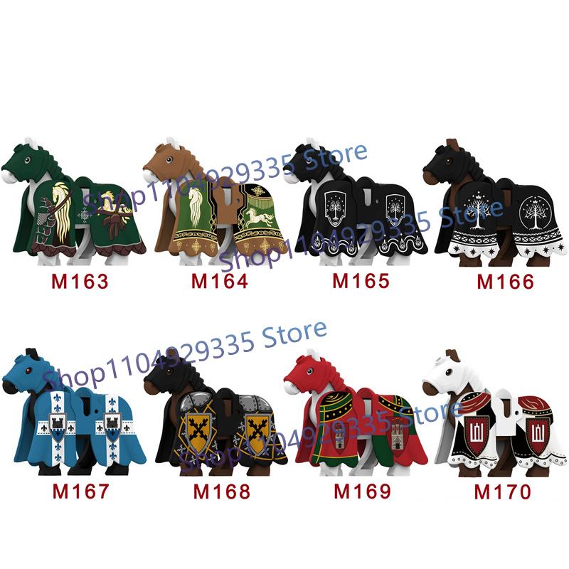 Medieval Castle Figure Building Blocks Crow Serpent Soldier Greek Roman Crusader Knights Templar Compatible Bricks Toys Gift Z03