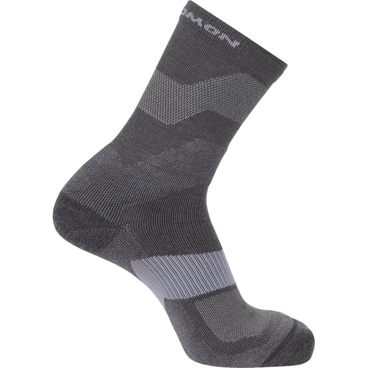 Salomon X Ultra Crew Size LC2627100 Men s Socks, Turbulence/Quarry, L,