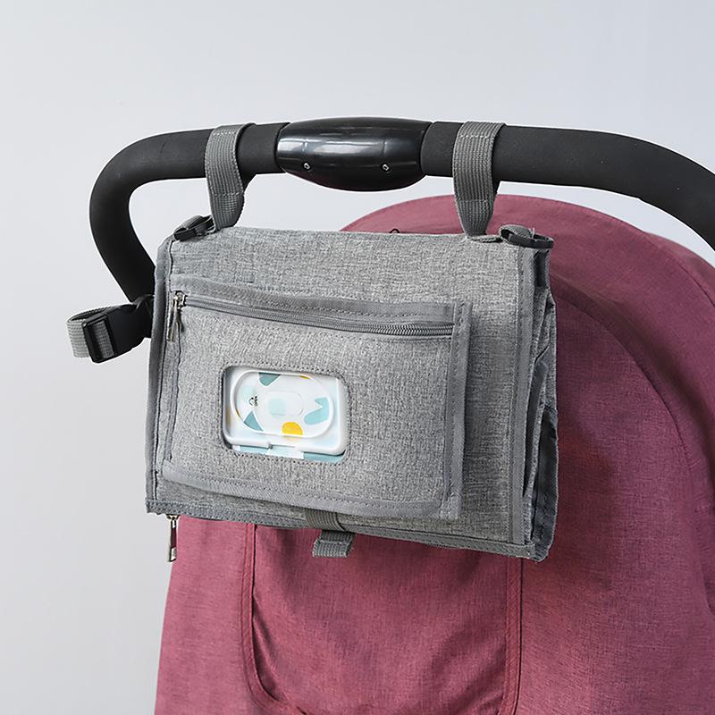 Foldable Waterproof Mummy Bag with Washable Summer Changing Pad