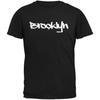 Old Glory New York City Brooklyn Graffiti Black Adult T-Shirt
