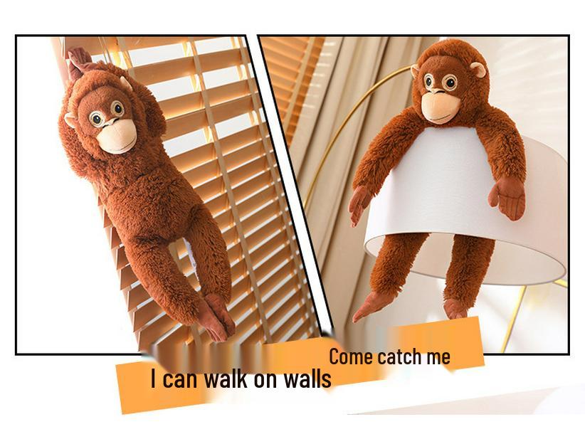 Cross-Border E-commerce Plush Monkey Doll - Animal Zoo Simulation Gift Item