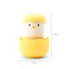 Household Cleaning Tool Eggshell Chicken Shape Kitchen Scrub Dish Brush Palm-Held Non-Scratch Dish Scrubber With Scouring Pads