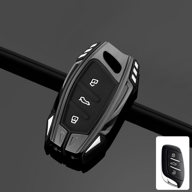 

Alloy Car Flip Key Case Cover for Roewe RX5 350 360 750 for MG MG3 MG5 MG6 MG7 MG ZS GT GS Accessories Key Shell Fob Keychain