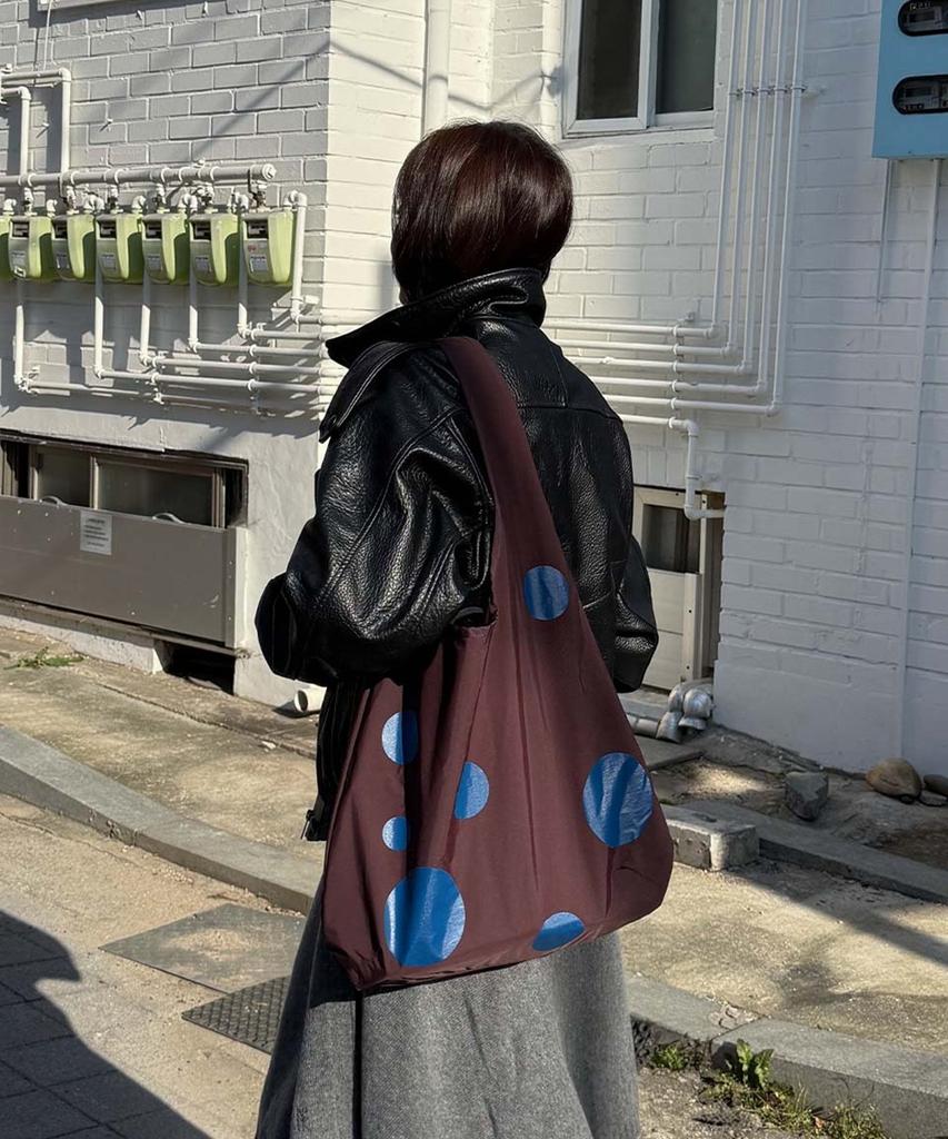 Acoc Dot Bubble Bag_Brown