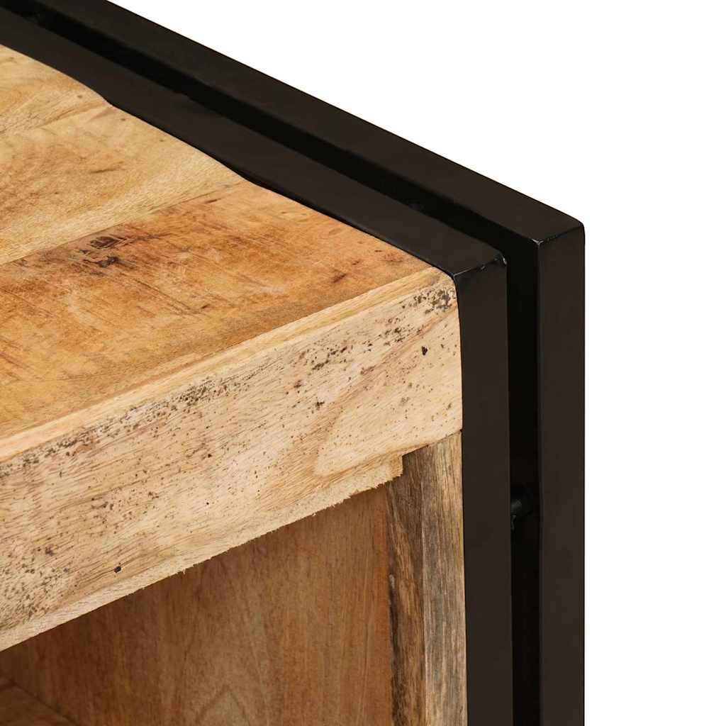 Bathroom Vanity Cabinet Brown 71 X 33 X 58 Cm Solid Mango Wood