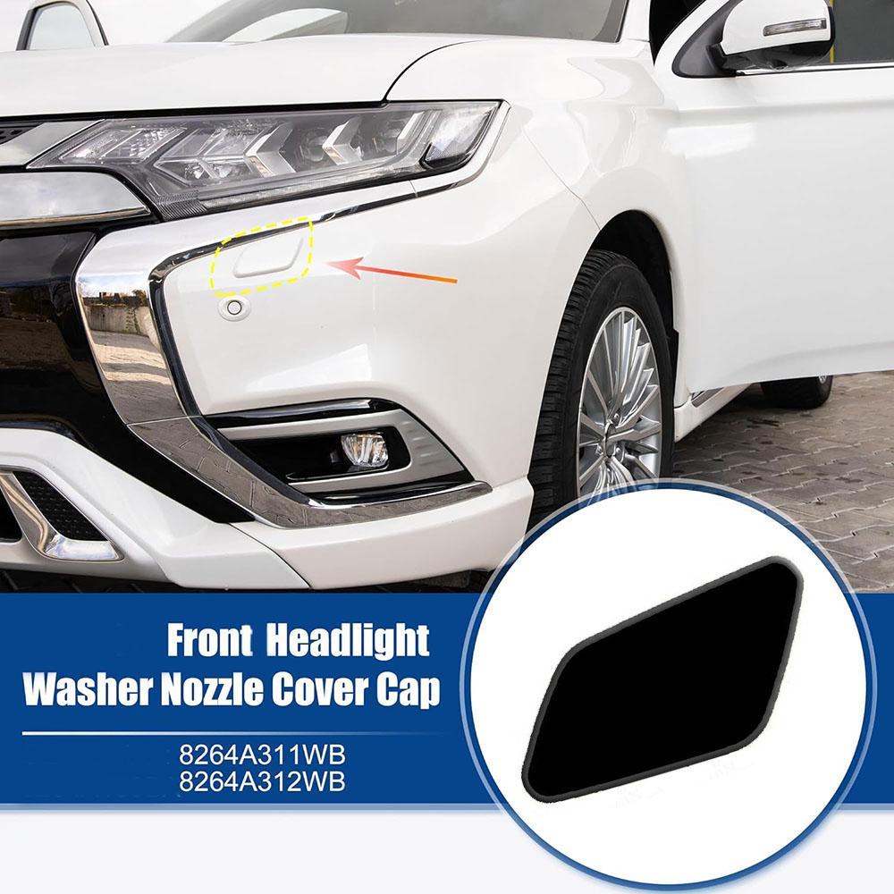 1Pair Headlight Washer Spray Nozzle Cover 8264A311WB For Mitsubishi Outlander MK