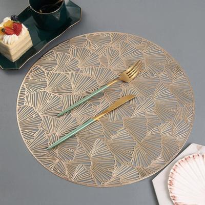 Table Round Placemat 2p (Gold)
