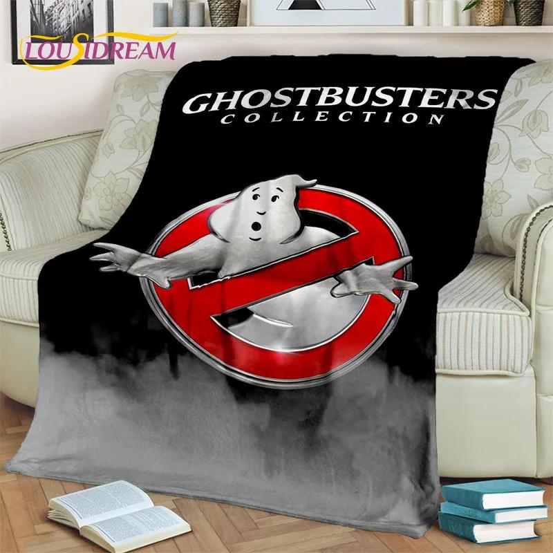 G-Ghostbusters Cartoon-Film-Decke, weiche Flanell-Überwurfdecke für Zuhause, Schlafzimmer, Bett, Sofa, Picknick, Büro, Wandern, Freizeit, Nickerchen, Geschenk