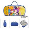 Huntrix Kpop Student Blue Compartmentary Pencil Bag Kpop Witch Hunter Student Storage Stationery Bag Pencil Bag