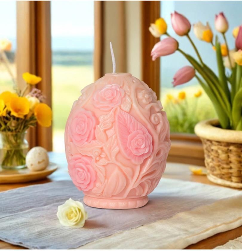 Svíčka s vůní tulipánů Silikonová forma Růže DIY Velikonoční dekorace Forma na svíčku Květina Sádra Epoxidová pryskyřice Formy Sada pro výrobu svíček