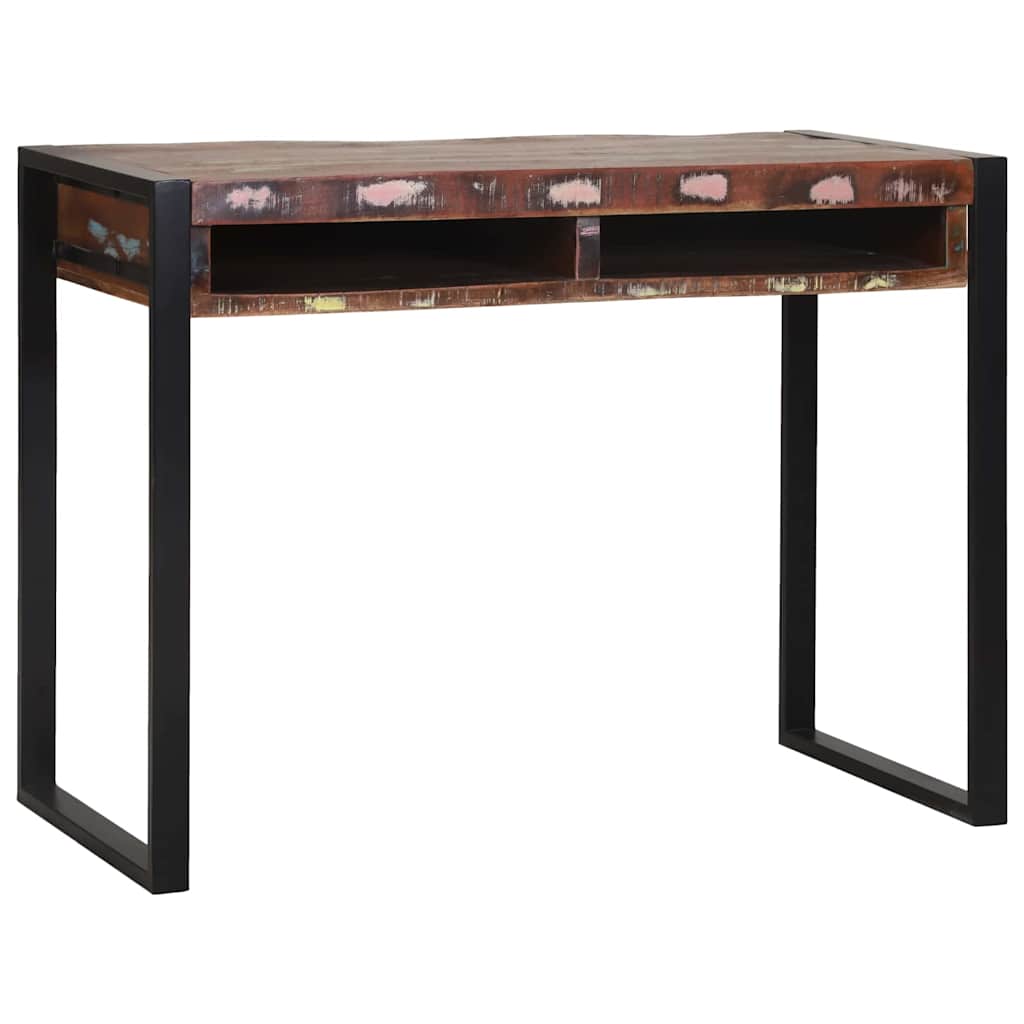 Makeup Table Multicolored 100 x 50 x 75 cm Solid Reclaimed Wood