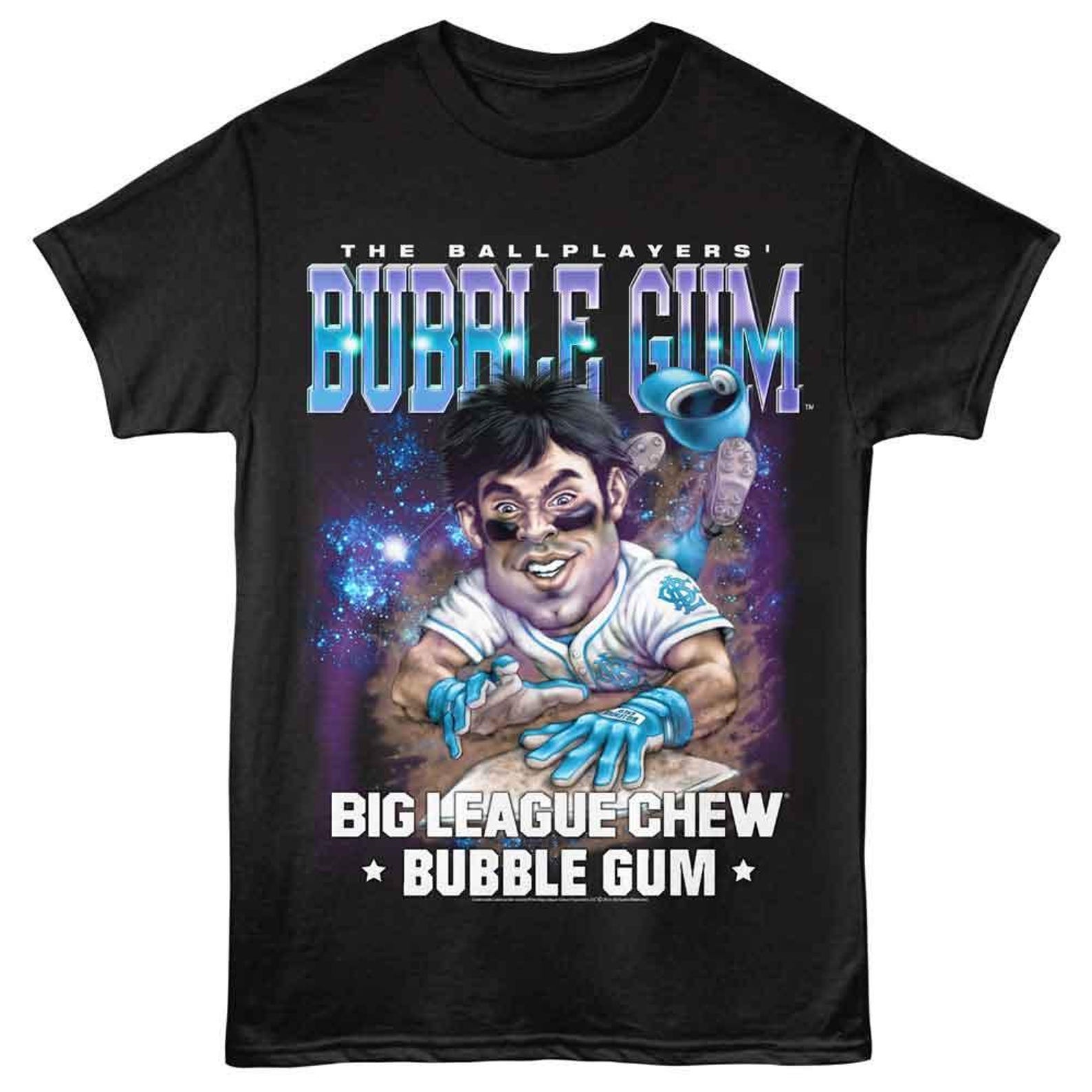 Big League Chew Slide To Base Black T-Shirt S