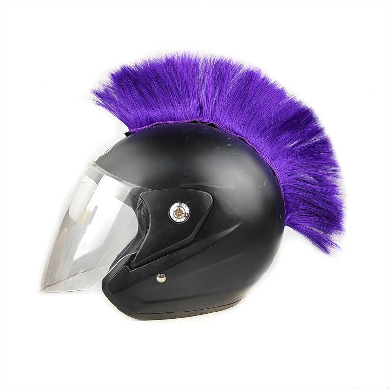 Rooster Comb Helmet Wig - Funny Motorcycle Decoration & Prank Prop