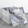 Self-Adhesive Pink Marble Wallpaper: Waterproof, Heat-Resistant Wall Sticker with Aluminum Plastic Panel
