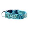 LED Dog Pet Collar Flashing Luminous Adjustable Safety Light Up Nylon Tag