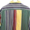 Tommy Hilfiger 90s Old Flag Tag Striped Pattern Short Sleeve Cotton Shirt Men's Used