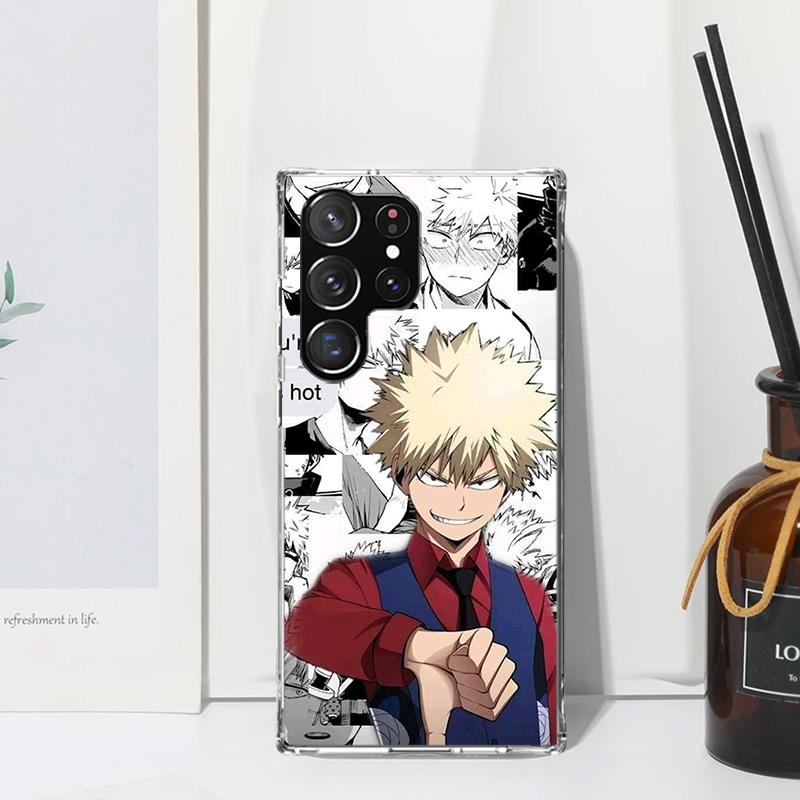 My Hero Deku Phone Case For Samsung Galaxy S26 S25 Edge S24 FE S23 S22 Ultra S21 Plus S20 + Art Fundas Back Cover Galaxy S25 Edg