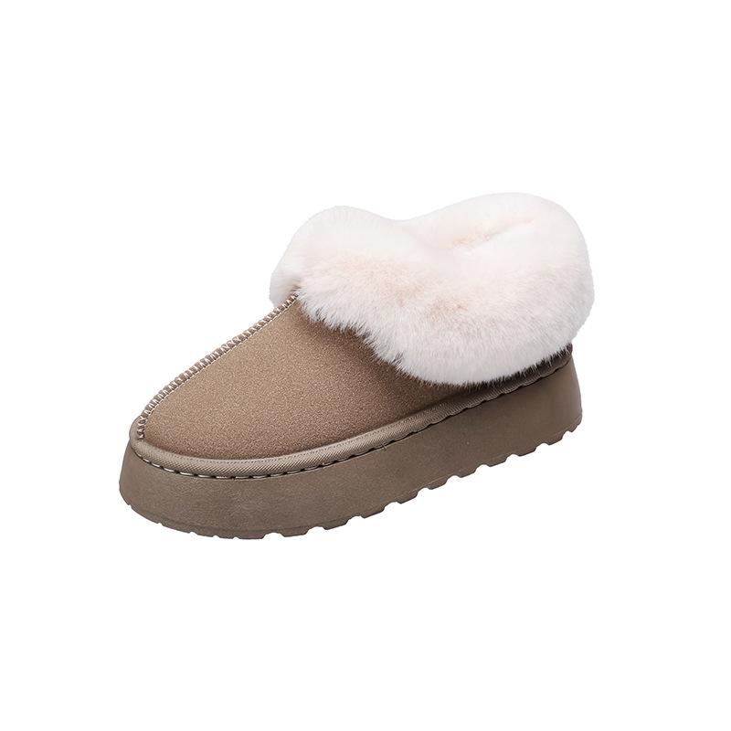 

Mao Mao snow boots women s autumn and winter new thick-soled cotton boots thickened lazy cotton shoes 41