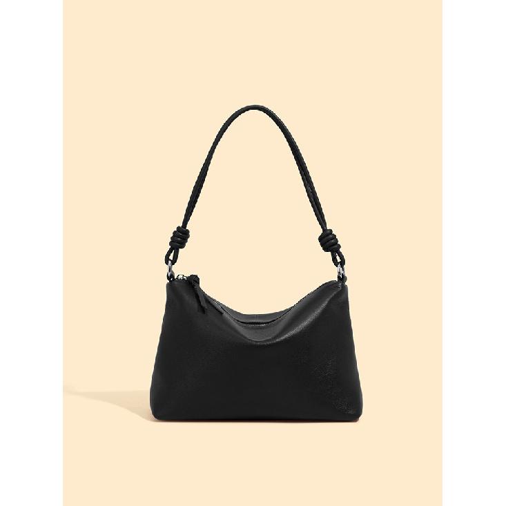 

Casual Commuting Women s Bag, Top Layer Cowhide Shoulder Bag, 2025 New Model Underarm Tote Bag, Genuine Leather Trendy Crossbody Bag чёрный