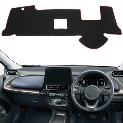 Rifoda Dashboard Mat for Toyota Aqua 2nd Generation Custom Designed for Vehicle Sun UV Protection Easy Installation Red (2021-Present MXPK1) -
